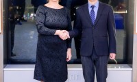深圳市泰州商会执行会长张龙会见匈牙利前总统诺瓦克·卡塔琳